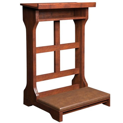 AECOJOY Prayer Kneeler Bench, Prayer Stool with Cushion & Storage Drawer