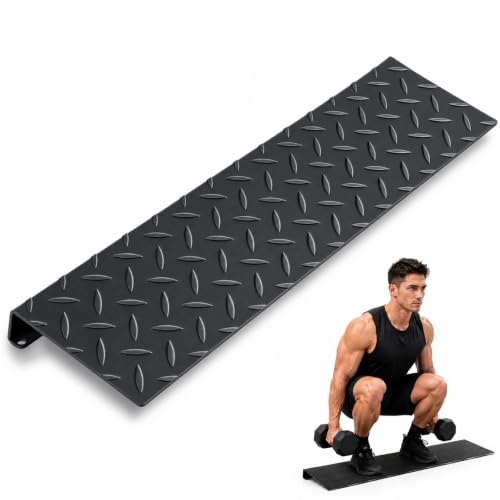 Steel Squat Wedge Block 15° Non-Slip Heel Elevated Board for Deep Squats