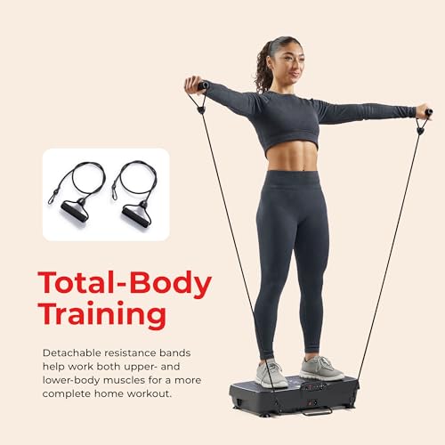 Sunny Health & Fitness 2D/3D Vibration Platform Exercise Machine w/ Remote - size: 2D