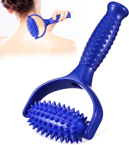 Lurrose Handheld Spiky Massage Ball Roller for Deep Tissue Release
