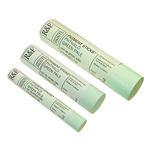 R&F Pigment Stick 38Ml Phthalo Green Pale - color: Phthalo Green Pale, size: 1 Count (Pack of 1)