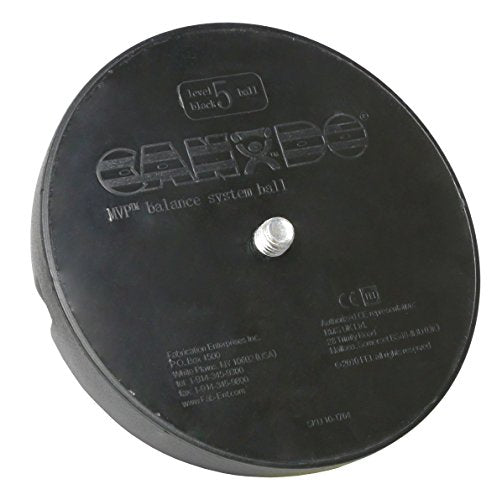 CanDo 10-1764 MVP Balance System, Level 5, Black - color: Black: X-Hard, size: 1 Ball
