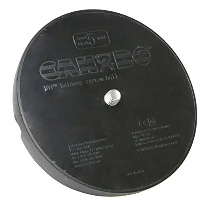 CanDo 10-1764 MVP Balance System, Level 5, Black - color: Black: X-Hard, size: 1 Ball