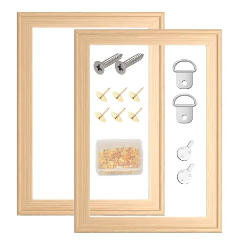 2 Pack 11"x 14" DIY Wood Canvas Stretcher Bars, Canvas Frames Kit-Easy to Assemble,Wooden Frames Kit for Oil Painting,Canvas Painting，Embroidery Stitch and Needlepoint Arts Supplies (11 * 14) - size: 14"X11"