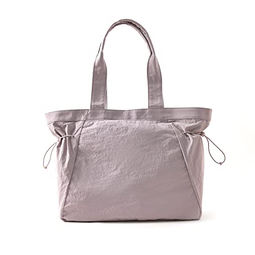 VAKAER Tote Bag for Women, 18L Side Cinch Shopper Bag, Large Hobo Bag, Lightweight Shoulder Bags for Work, Workout, Travel - color: Grayish Purple