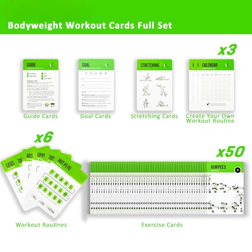 Half Balance Ball Workout Cards, 62 Exercises Cards Deck Large Size 5" x 3.5" Fitness Cards for Women & Men, Beginner Fitness Guide to Training Exercises at Home or Gym - style: Half Balance Ball