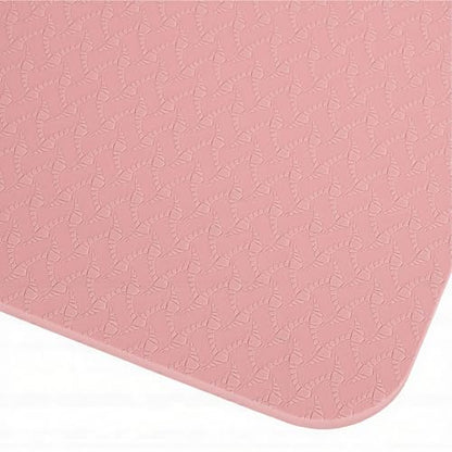 Yoga Knee Pad and Elbow Cushion, Knee Cushion Mat for Floor Exercise Home Workout - color: Light Pink