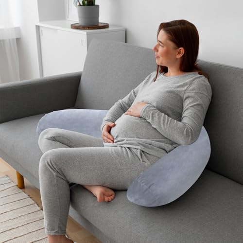 TIESOME Round Body Pillow Cover,7.9 x 47 Inch Round Bolster Body Pillow Case Soft Long Full Body Pillowcase with Zipper for Bedroom (Note: This Purchase is for a case only)