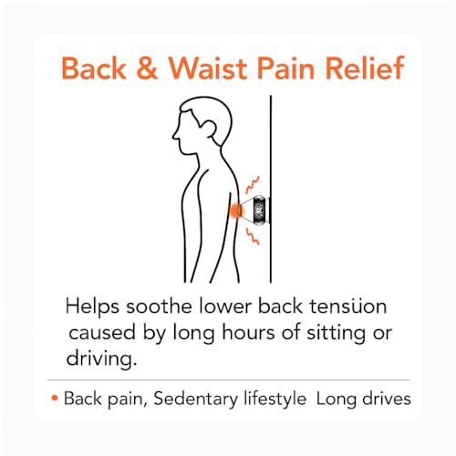 Heated Vibrating Massage Ball with Suction Base – 2 Heat & 2 Vibration Modes, Deep Tissue Trigger Point Massager for Back, Neck, Legs & Muscle Recovery, Cordless & Portable Body Relaxation Tool