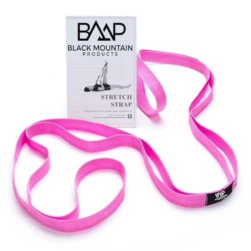Black Mountain Products Stretch Strap with Instructional Guide - color: Pink