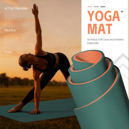 Thick Yoga Mat 72"x24"x0.4"