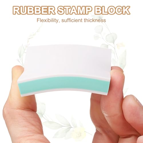 PATIKIL 8Pcs 2X2" Rubber Carving Blocks, Soft Linoleum Art Carving Block Square Crafts Stamp Making for Printmaking Stamps Carving Supplies, Green - color: Green