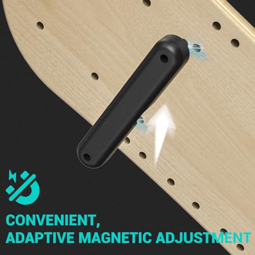Sportneer Balance Board, 7-Mode Balance Trainer with Roller & Ball - color: Black-Turquoise