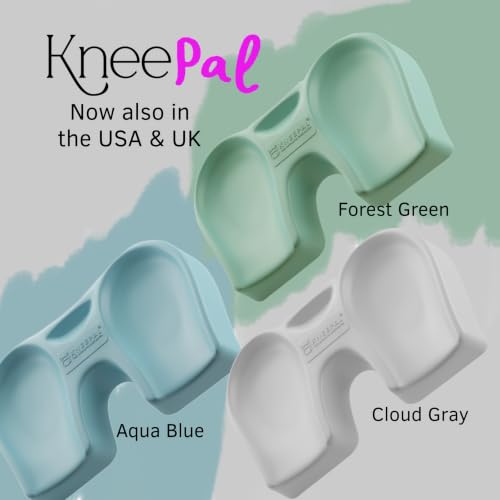 HUDU HEALTH Large Kneeling Pad Gardening Kneeler Baby Bath Knee Memory Foam Mat Cushion, Aqua - color: Aqua