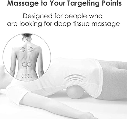 Peanut Massage Ball Roller, Double Lacrosse Ball, Acupoint Myofascial Release Muscle Knot Relaxer Mobility Trigger Point for Physical Therapy Self Deep Tissue Manual Massager Equipment Tool Set