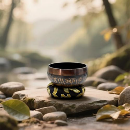 singing bowl (Black 3.15 inch set) - color: Black 3.15 inch set