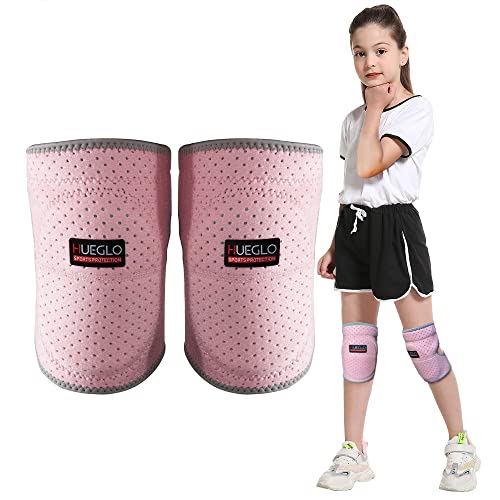 HUEGLO Dance Volleyball Knee Pads for Girl,Soft Cushion for Work,Pink,Small - color: Pink, size: Small