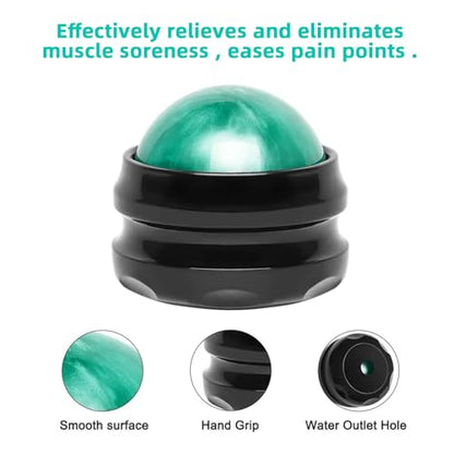 WOVTE Massage Ball, Lacrosse Balls, Self Massage Tool for Sore Muscles, Shoulders, Neck, Back, Foot, Body, Deep Tissue, Trigger Point, Muscle Knots, Yoga and Myofascial Release (Green) - color: Green