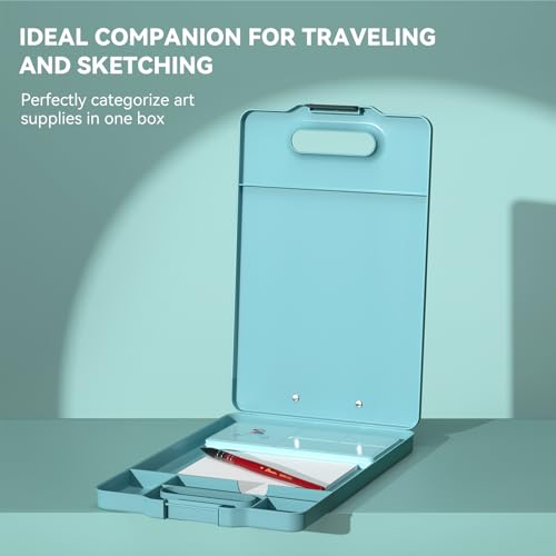 Travel Watercolor Paint Set, Watercolor Set Includes 36 Colors Solid Watercolors + 7.5x7.5 inch 50% Cotton Watercolor Paper(20 Sheets) + 1 Watercolor Brush + Green Handheld Organizer - color: 36 Colors, style: Green Handheld Organizer