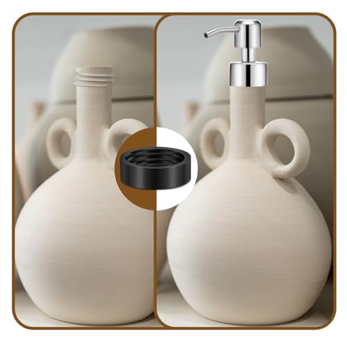 LemonRoad 4 Pcs Threading Tool and Dispenser Set Thread Cutter for Pottery with Clay Threading Pottery Tools for Soap Dispenser Ceramics Uniform Threads (Black)