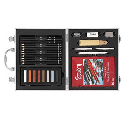 Darice Studio 71 Portable Sketching Art Set, 29 Pieces - style: 28-Piece Sketching Art Set