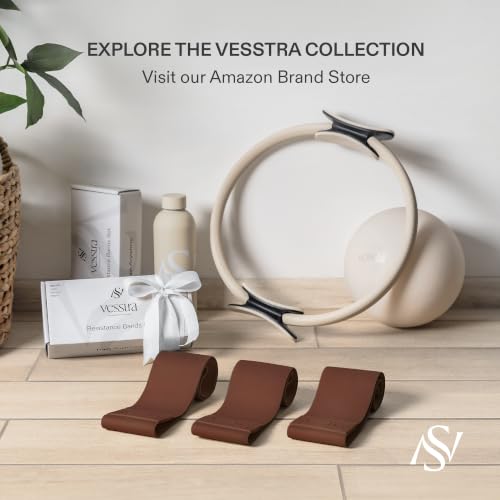 Premium Loop Resistance Bands Set - Non Slip Fabric Booty Bands for Glutes & Legs (Light, Medium, Heavy) | Hip Bands for Pilates, Strength Training & Home Workouts - color: Velvet Cocoa