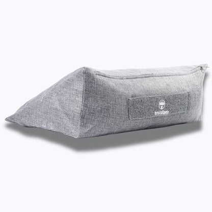 Meditation Cushion – Ergonomic Zafu Pillow for Yoga and Mindfulness – Washable Cover, Natural Buckwheat Fill, Premium Fabric (Cotton Blend/Polyester Variant) (Charcoal Grey, Medium) - color: Charcoal Gray