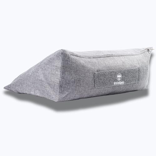 Meditation Cushion – Ergonomic Zafu Pillow for Yoga and Mindfulness – Washable Cover, Natural Buckwheat Fill, Premium Fabric (Cotton Blend/Polyester Variant) (Charcoal Grey, Medium) - color: Charcoal Gray