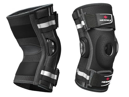 NEENCA Professional Knee Brace, Hinged Knee Support for Women & Men Relief - size: Small