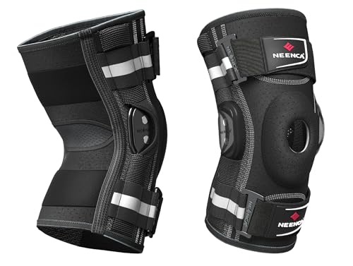 NEENCA Professional Knee Brace, Hinged Knee Support for Women & Men Relief - size: Medium