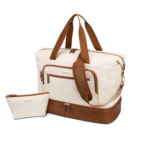MOSISO Gym Bag for Women, Travel Duffle Weekender Overnight Workout Bag