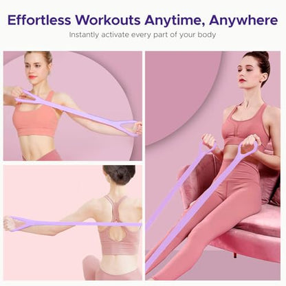 Pilates Ring Kit for Women, Pilates Equipment Accessories, Home Workout Set with Magic Circle, Mini Exercise Ball, Ankle Resistance Bands & Yoga Socks, for Fitness, Toning & Better Me Gifts - size: 10 Count(Pack of 1)