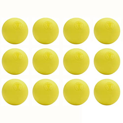 STX Official Lacrosse Balls - color: Yellow, size: 12 Balls