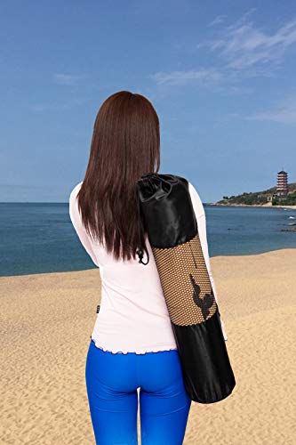 EKE Cork Yoga Mat with body Lines-Non-Slip Sweatproof Surface-100% Recycleable Materials-Eco Friendly-Ideal for Hot Yoga