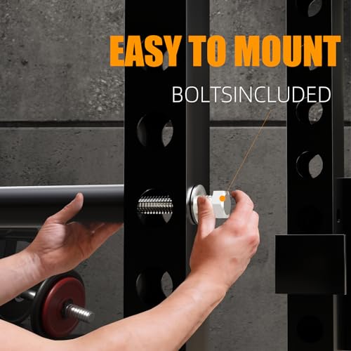 EVERYMATE Weight Plate Holder Power Rack Attachment 2 Inch Olympic Plate Storage Power Squat Rack Holder Weight Plates for 2x2 3x3 2x3 Power Cage Accessories Weight Plate Rack - color: B-1" hole(4pcs)-11.8 Inch