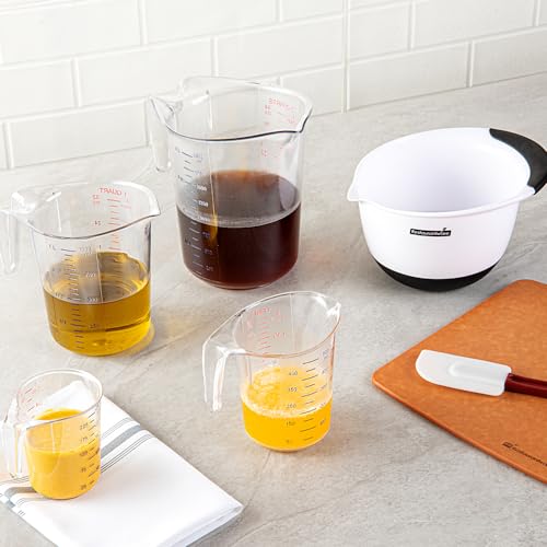 Restaurantware Clear Plastic Pt (Cups) Measuring Cup, 5.3 x 3.8 x 5 In - size: 5.25" × 3.75" × 5.00"