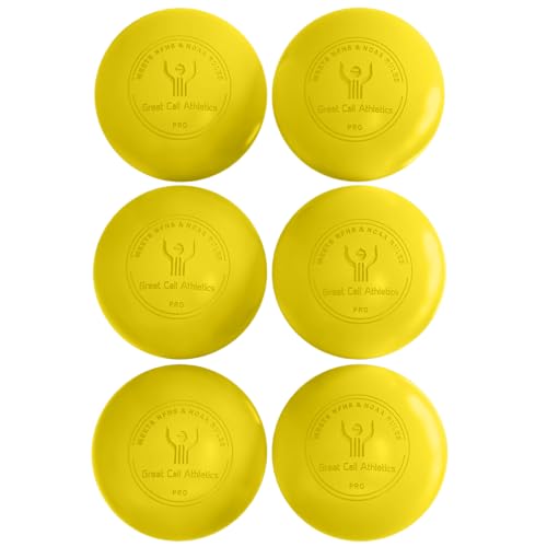 Great Call Athletics Lacrosse Official Game Balls Durable Consistent Performance - color: Yellow