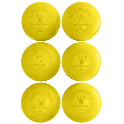 Great Call Athletics Lacrosse Official Game Balls Durable Consistent Performance - color: Yellow