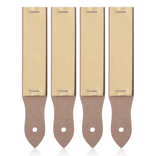 4 PCS Sandpaper Sharpener, 6.5 × 1.18 Inch Charcoal Pencil Sharpener Sketch Drawing Sandpaper Art Drawing Tool for Colored Pencil Pastel Sticks Sketching Artist Sketch Beginner