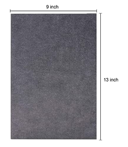 25 Sheets 9" x 13" Graphite Transfer Tracing Carbon Paper, for Drawings and Photos onto Wood, Paper, Canvas