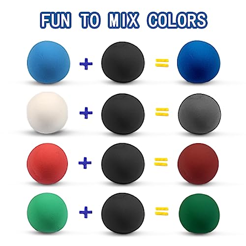 ifergoo 100g Black Air Dry Clay, 3.5oz DIY Creative Modeling Clay for Kids | Refill Foam Magic Clay for School Art & Craft Project, Slime Supplies, Ultra-light & Soft, Gift for Age 3-12 Boys & Girls - color: Black/100g
