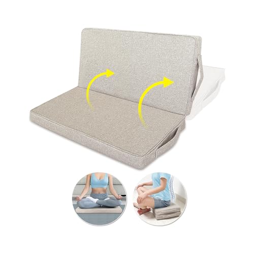Meditation Floor Cushion for Yoga Adults Square Floor Pillows Seating Large Meditation Cushion Yoga Pillows for Sitting on Floor Meditation Pillow Mat Outdoor Rectangle Floor Sitting Cushion