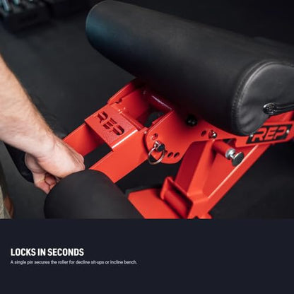 Rep Fitness 조절 가능한 벤치 – AB-3000 FID – 플랫/인클라인/디클라인 - color: 화이트.