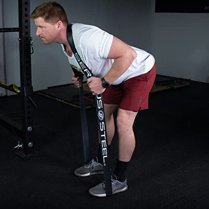 SERIOUS STEEL FITNESS Assisted 41" Pull-Up Band, Resistance & Stretch, Powerlifting & Pull-up Assist Loop (Single Band) - style: #5 (60-150 lbs)