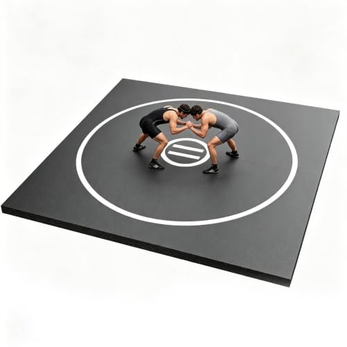 Wrestling Mat Large 10ft for Home Workout Exercise - color: Gray, size: 10ft*10ft/3*3m