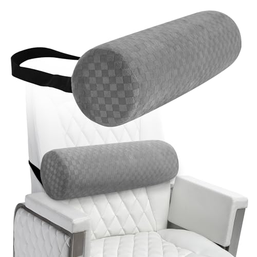 Coeyese Lumbar Roll Pillow for Lower Back Support, Light Grey, 15*4.3'' - color: Light Grey, size: Long-15*4.3''