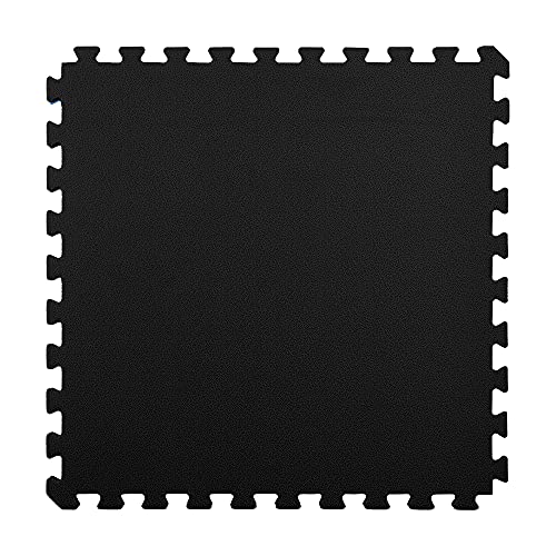 FlooringInc's 1" Thick Foam Tiles, 3'x3' or 2'x2' Reversable Interlocking Tiles, Ideal Yoga Mat, Gymnastics Mat, Workout Mat for MMA and Jiu Jitsu Training - color: Black/Gray, size: 4 - 3'x3' Tiles (36 Sq Ft)