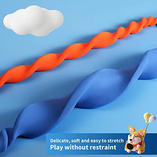 ifergoo Air Dry Clay, 65 Colors Magic Foam DIY Molding Clay for Slime | DIY Molding Toys with Sculpting Tools, Ultra Light & Soft, DIY Crafts School Projects, Gifts for Ages 3-12 Boys & Girls Kids - color: 65 Colors