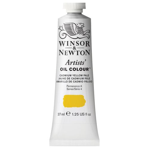 Winsor & Newton Artists' Oil Color, 37ml (1.25 oz) Tube, Cadmium Yellow Pale - color: Cadmium Yellow Pale, style: 1.25-oz Tube