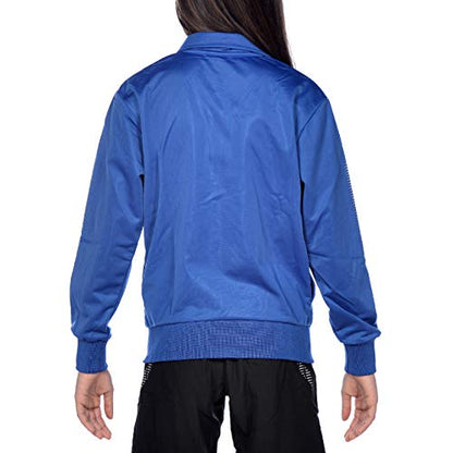 ARENA Kids Teamline Knitted Poly Jacket Full Zipper Collared Side Pockets Track Suit Quick Drying Lightweight Performance Swimming Training Pool Soccer Apparel Sports Clubs, Royal Blue, XX-Large